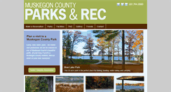 Desktop Screenshot of muskegoncountyparks.org